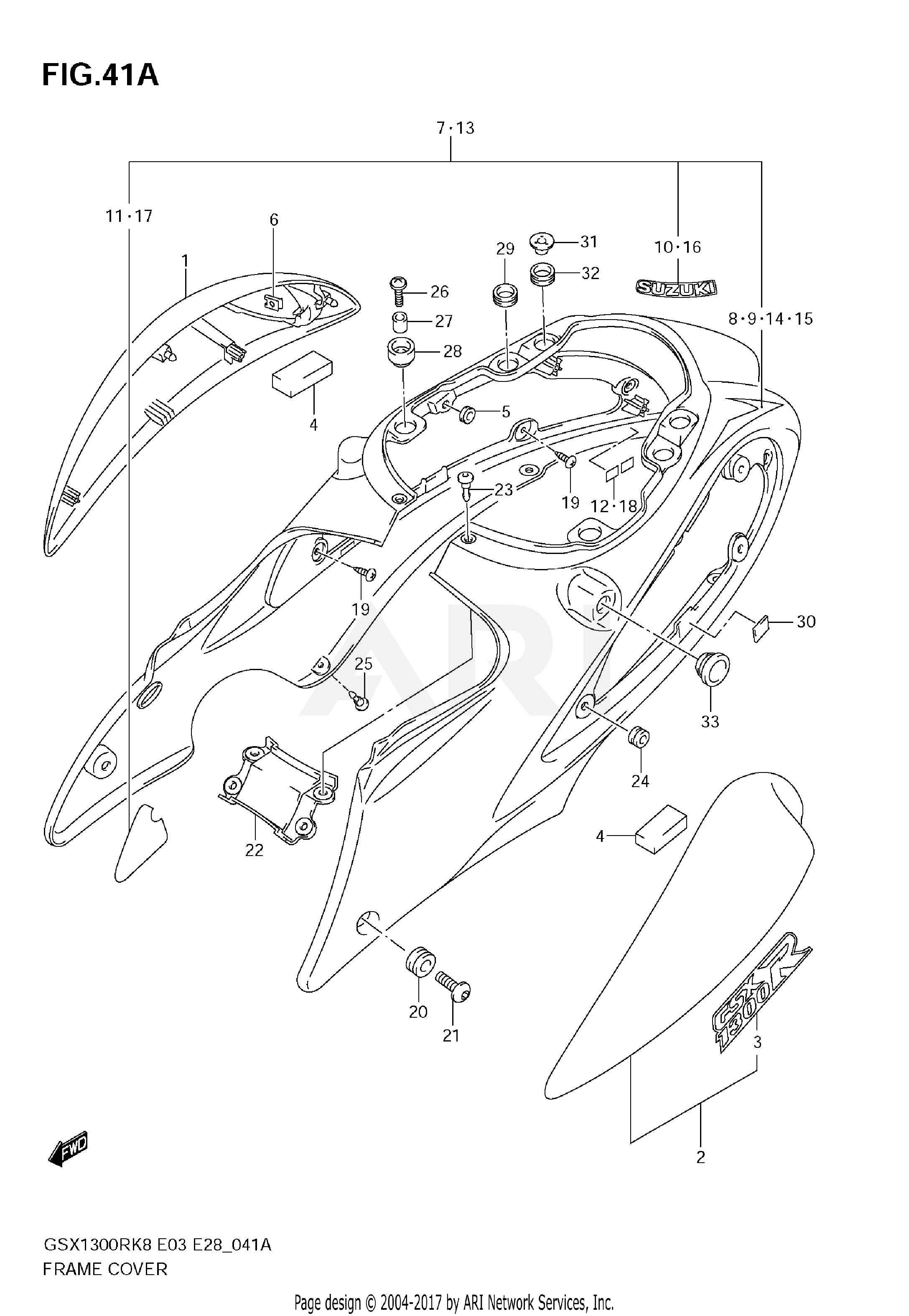 FRAME COVER (MODEL K9)