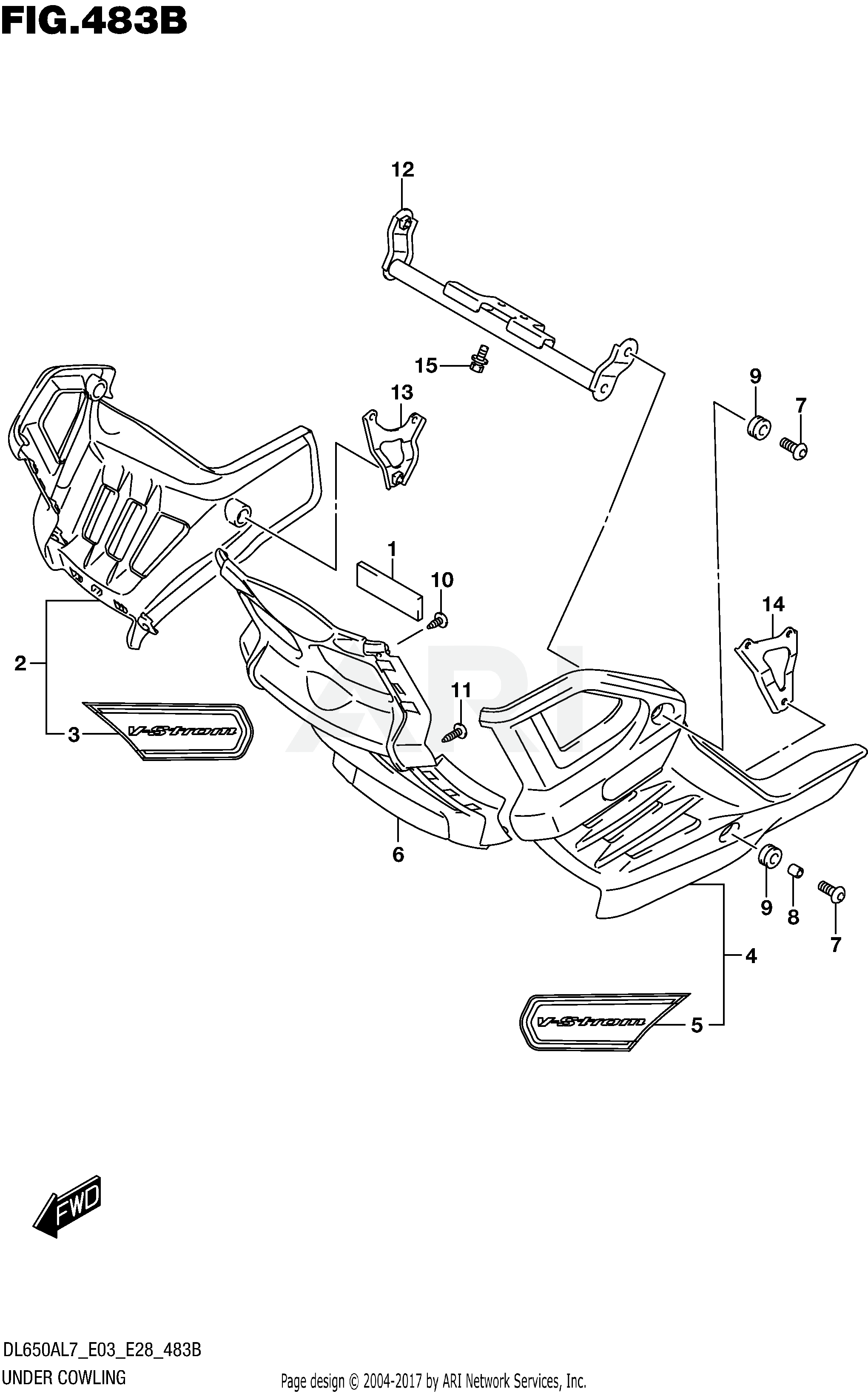 UNDER COWLING (DL650XAL7 E28)