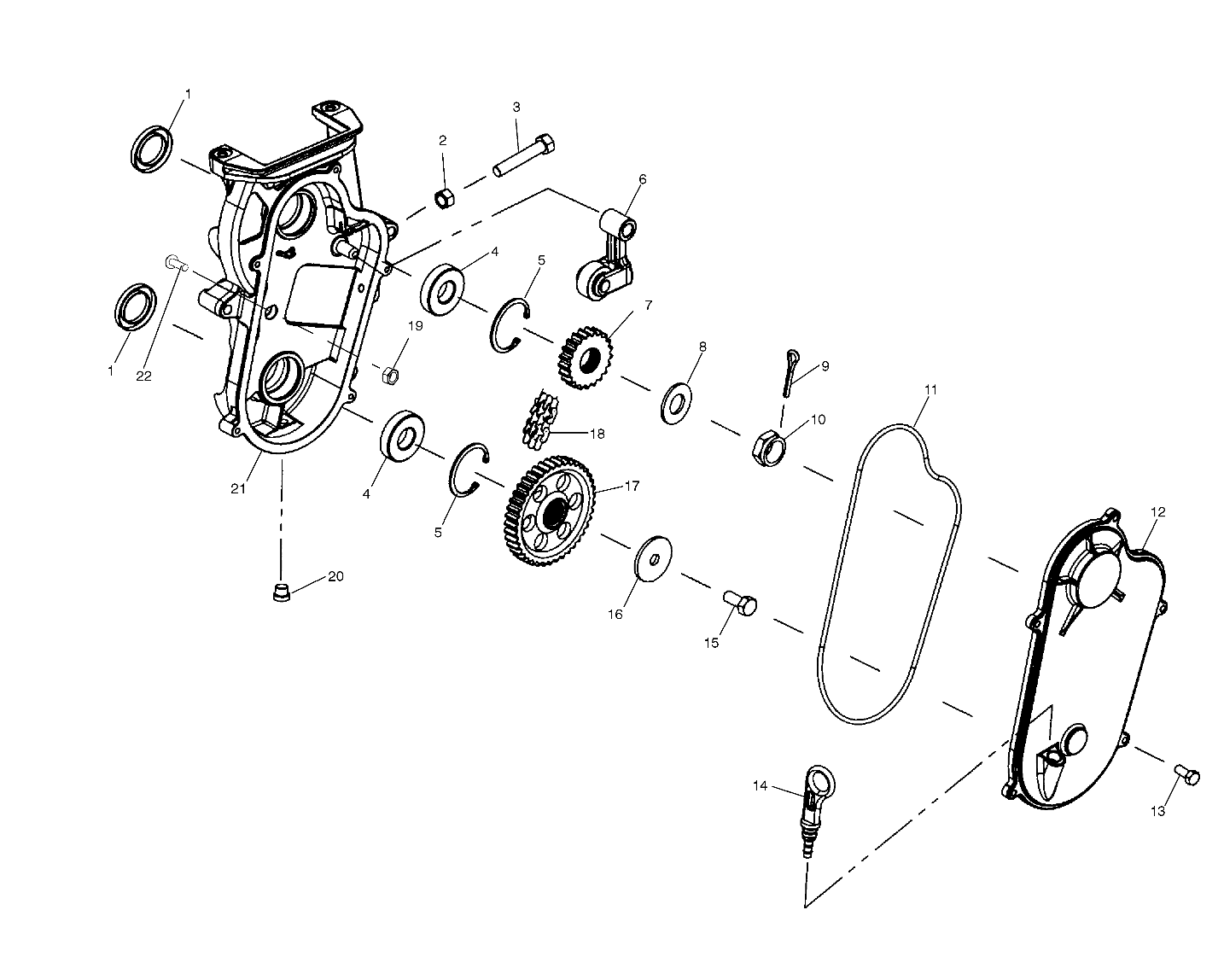 CHAINCASE - S03NK7CS/A-S03NL7CS/A-S03NK8CS/A-S03NL8CS/A-S03NM8CS (4978037803B12)