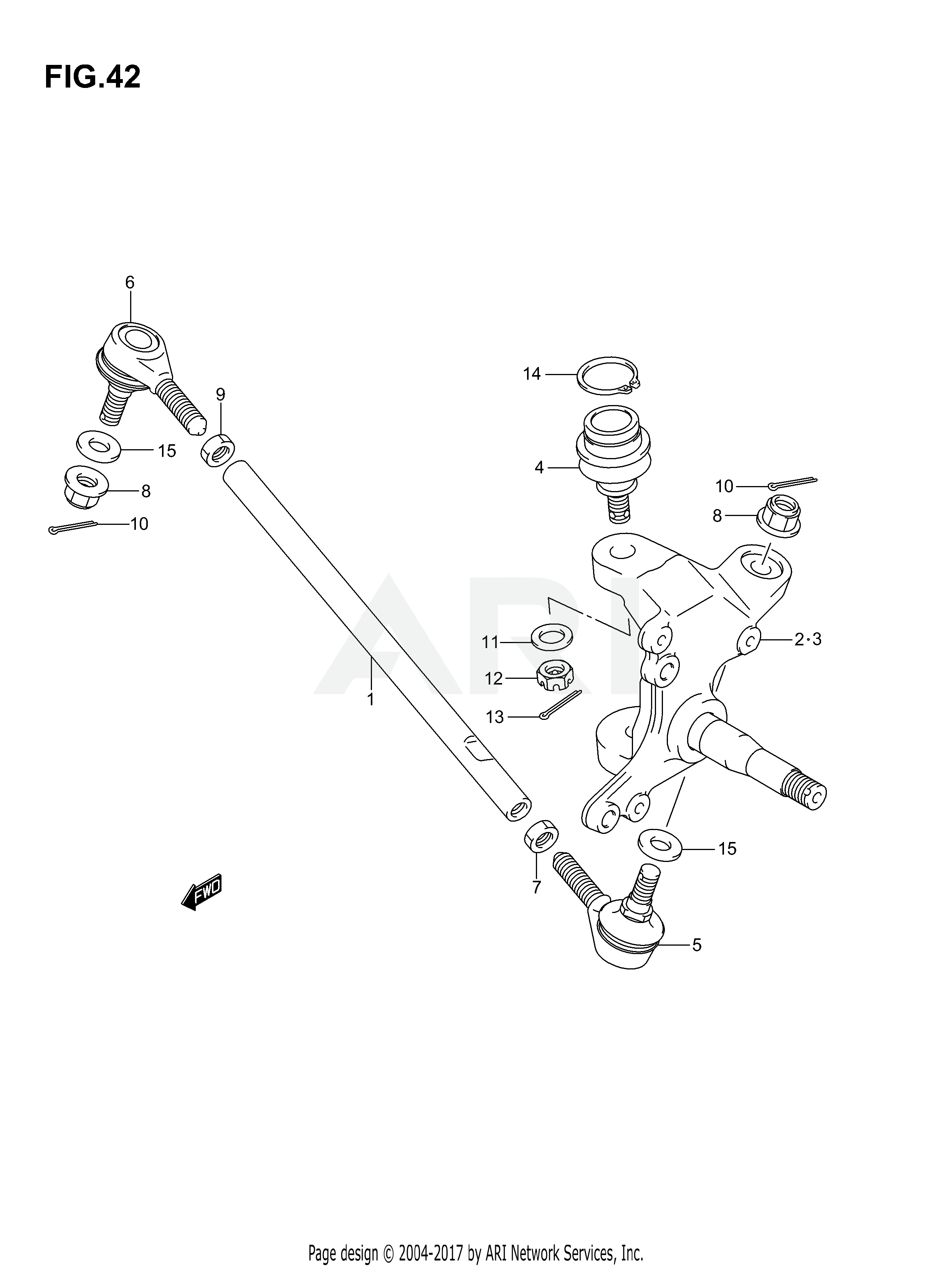 STEERING KNUCKLE (MODEL K3/K4)