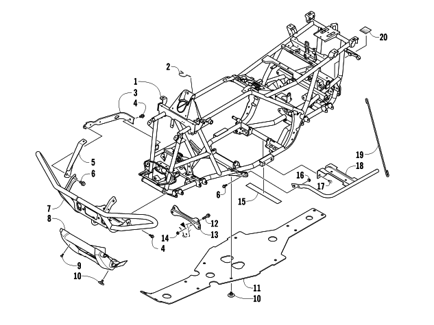 FRAME AND RELATED PARTS