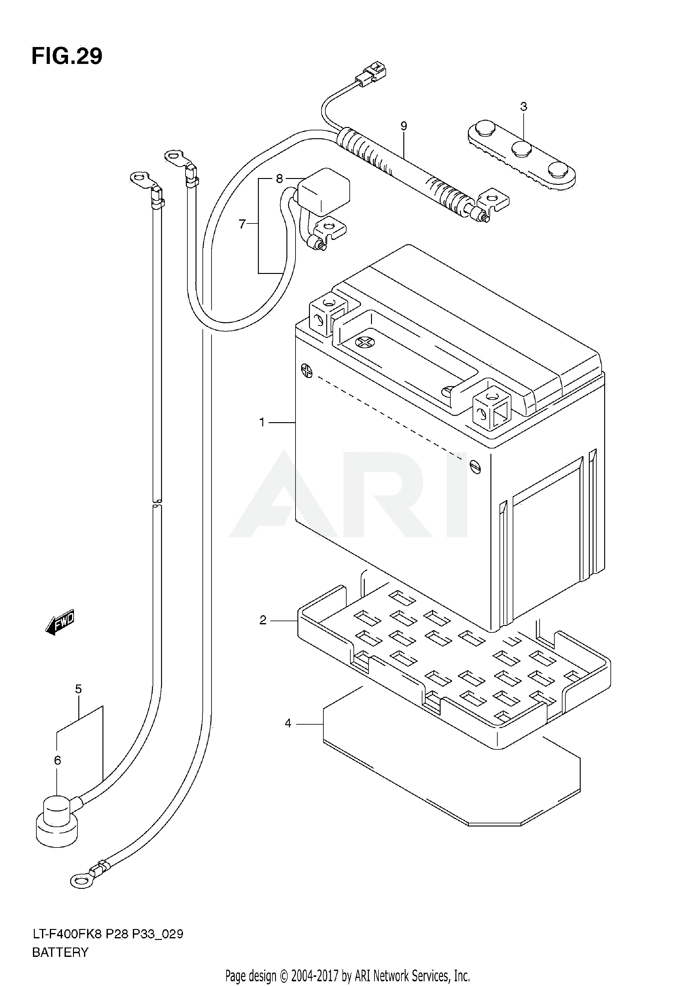 BATTERY (MODEL K8/K9)