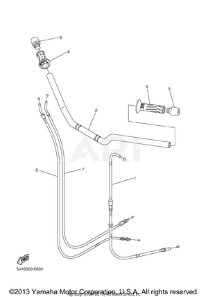 STEERING HANDLE CABLE