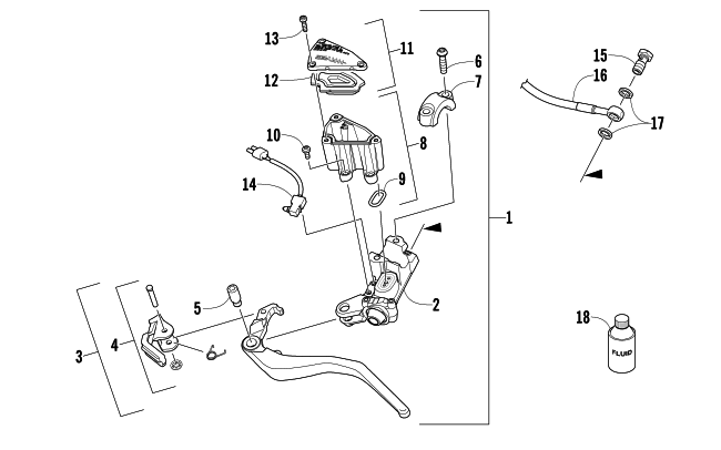 HYDRAULIC BRAKE CONTROL ASSEMBLY