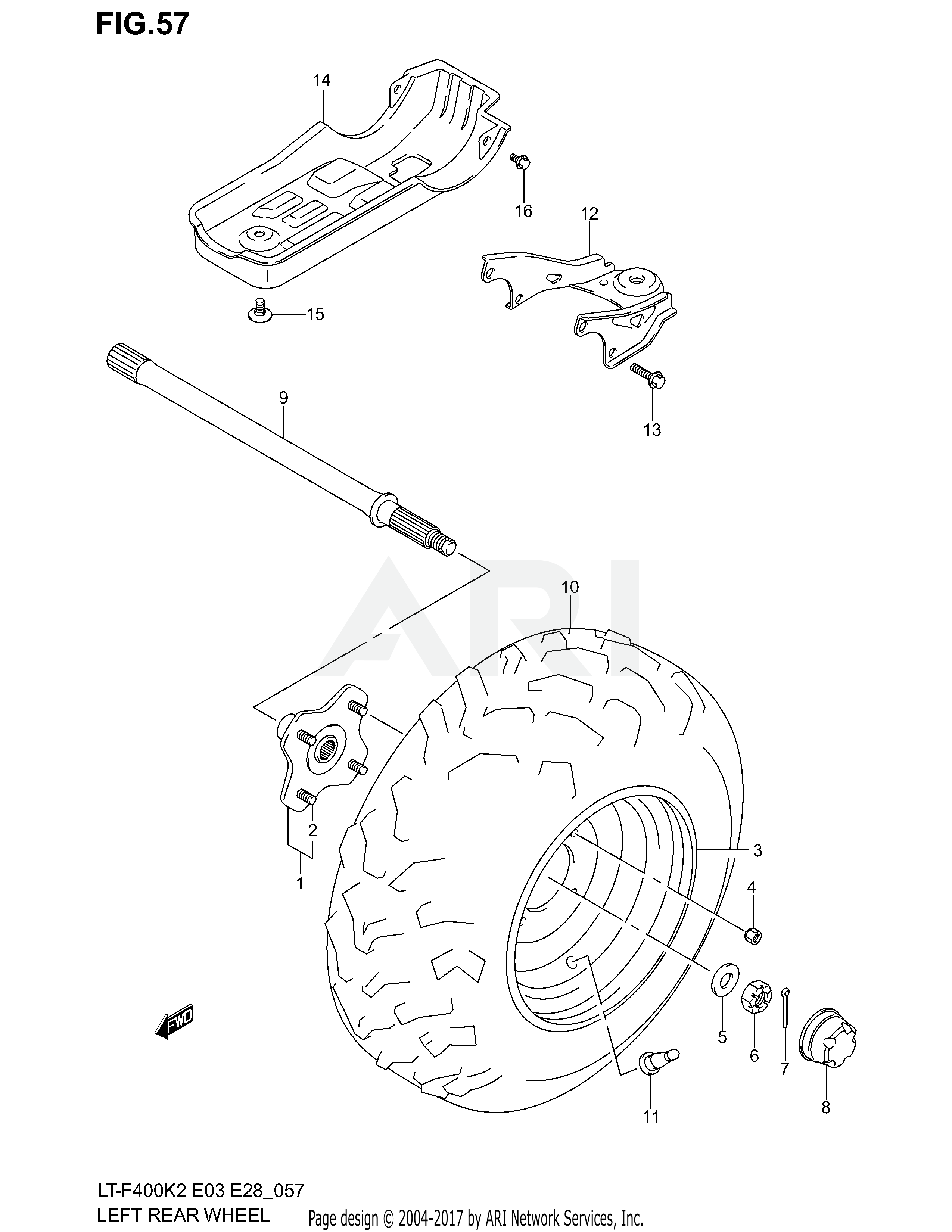 LEFT REAR WHEEL