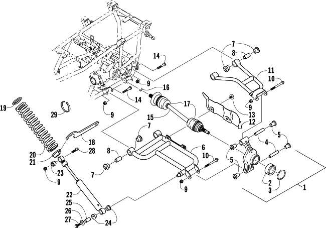 REAR SUSPENSION ASSEMBLY