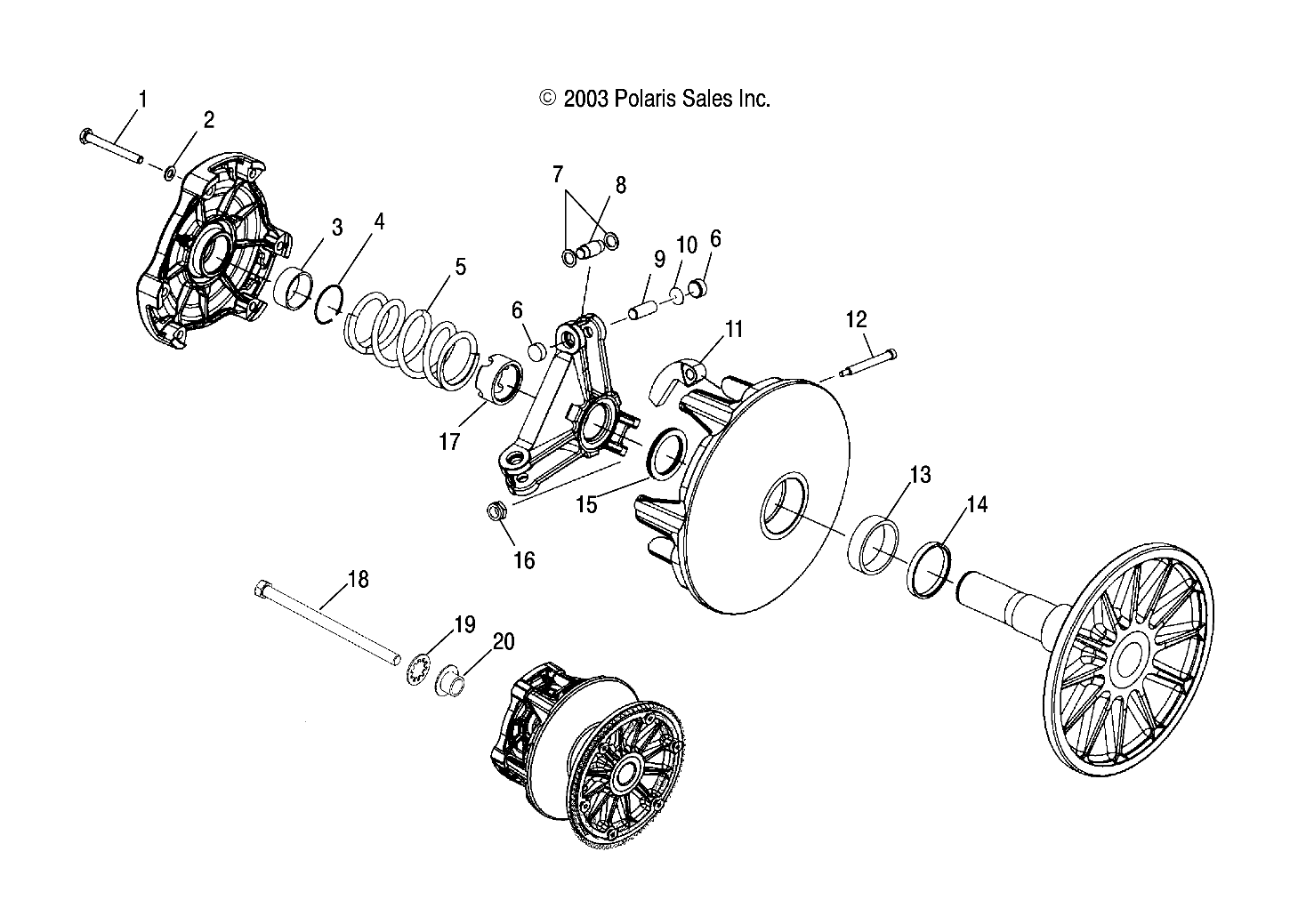 DRIVE CLUTCH - S04NX4CS/CE (4988778877B14)