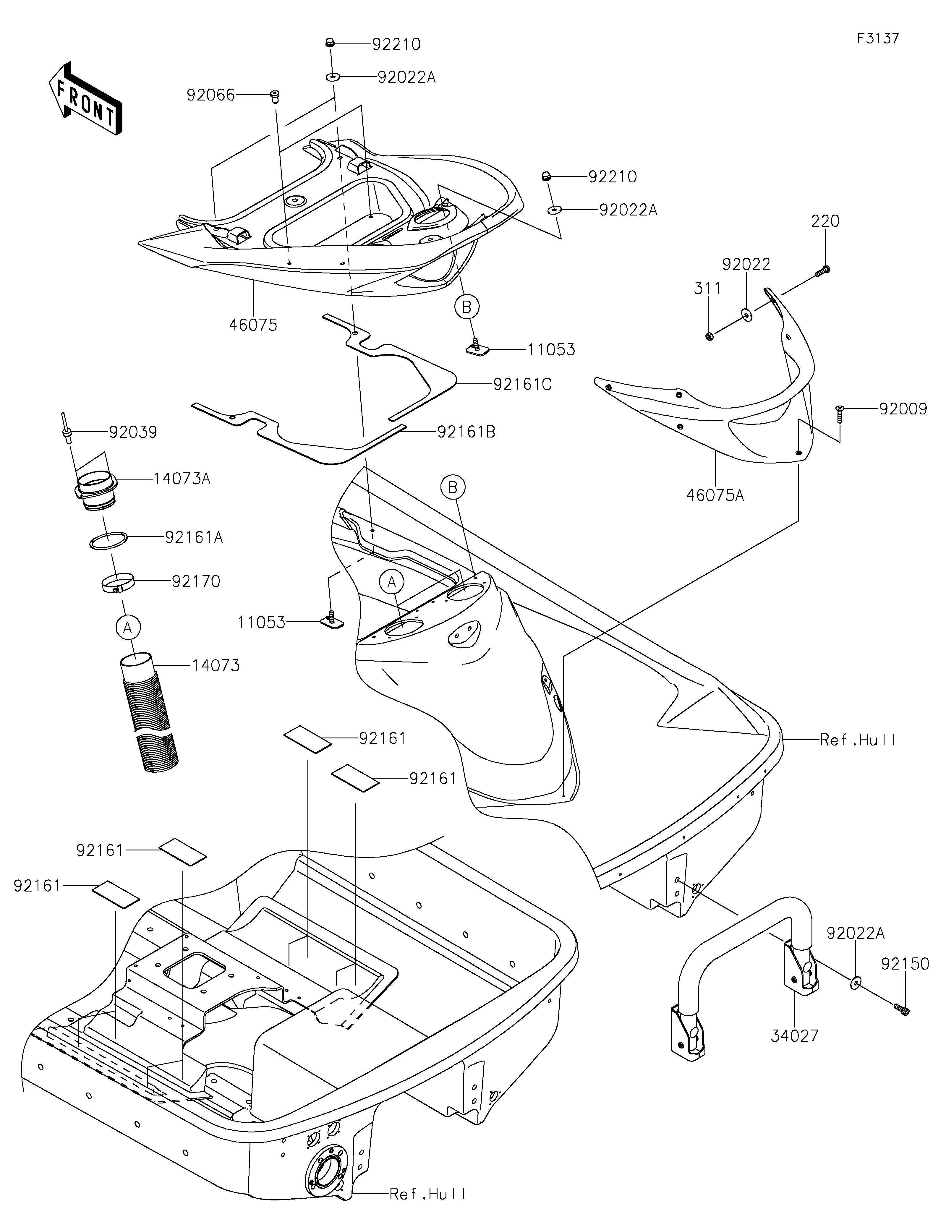 Hull Rear Fittings