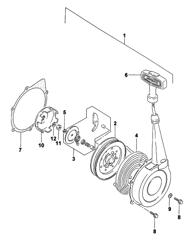 RECOIL STARTER ASSEMBLY