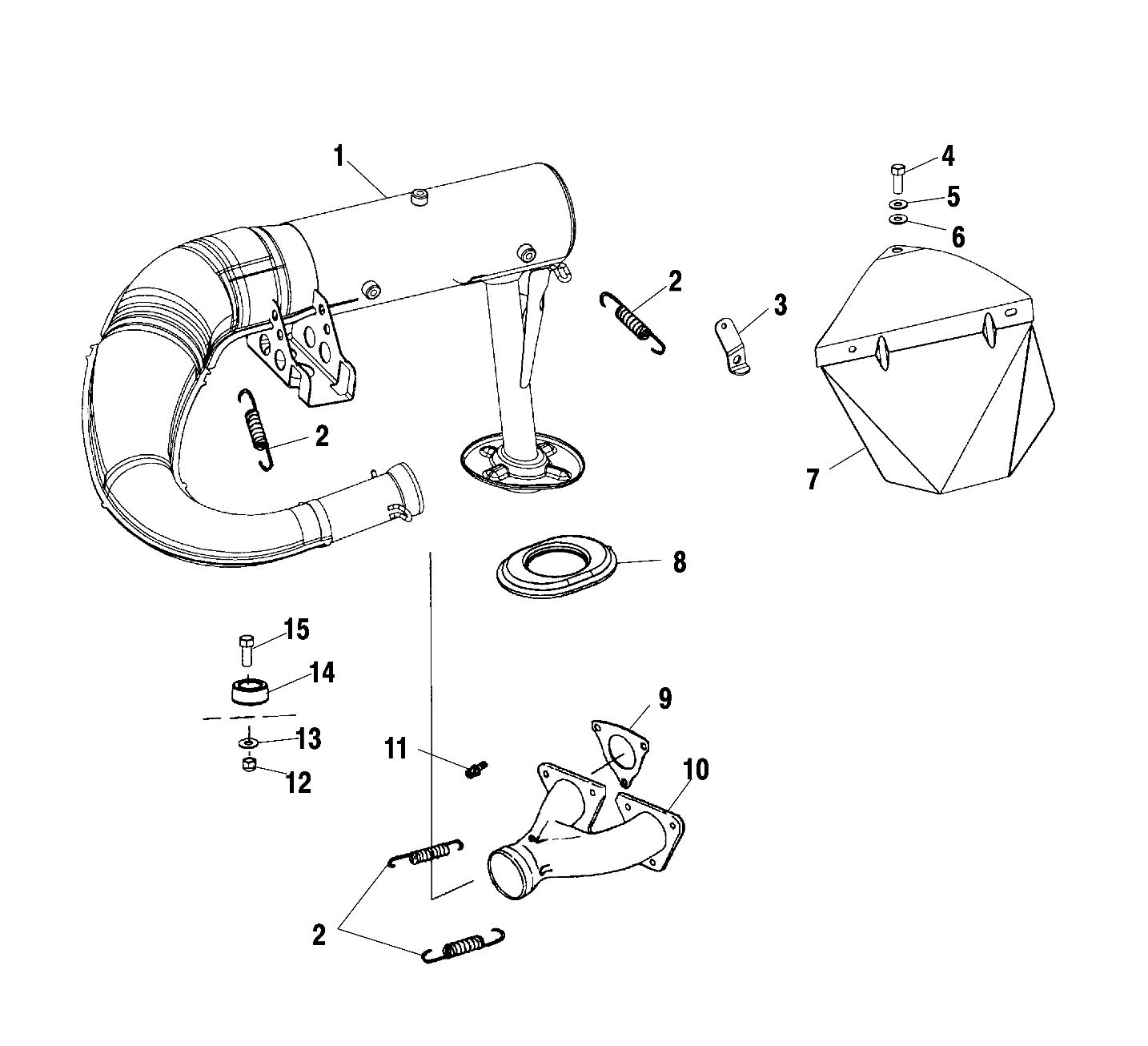 EXHAUST SYSTEM - S01NB5BS (4961206120B014)