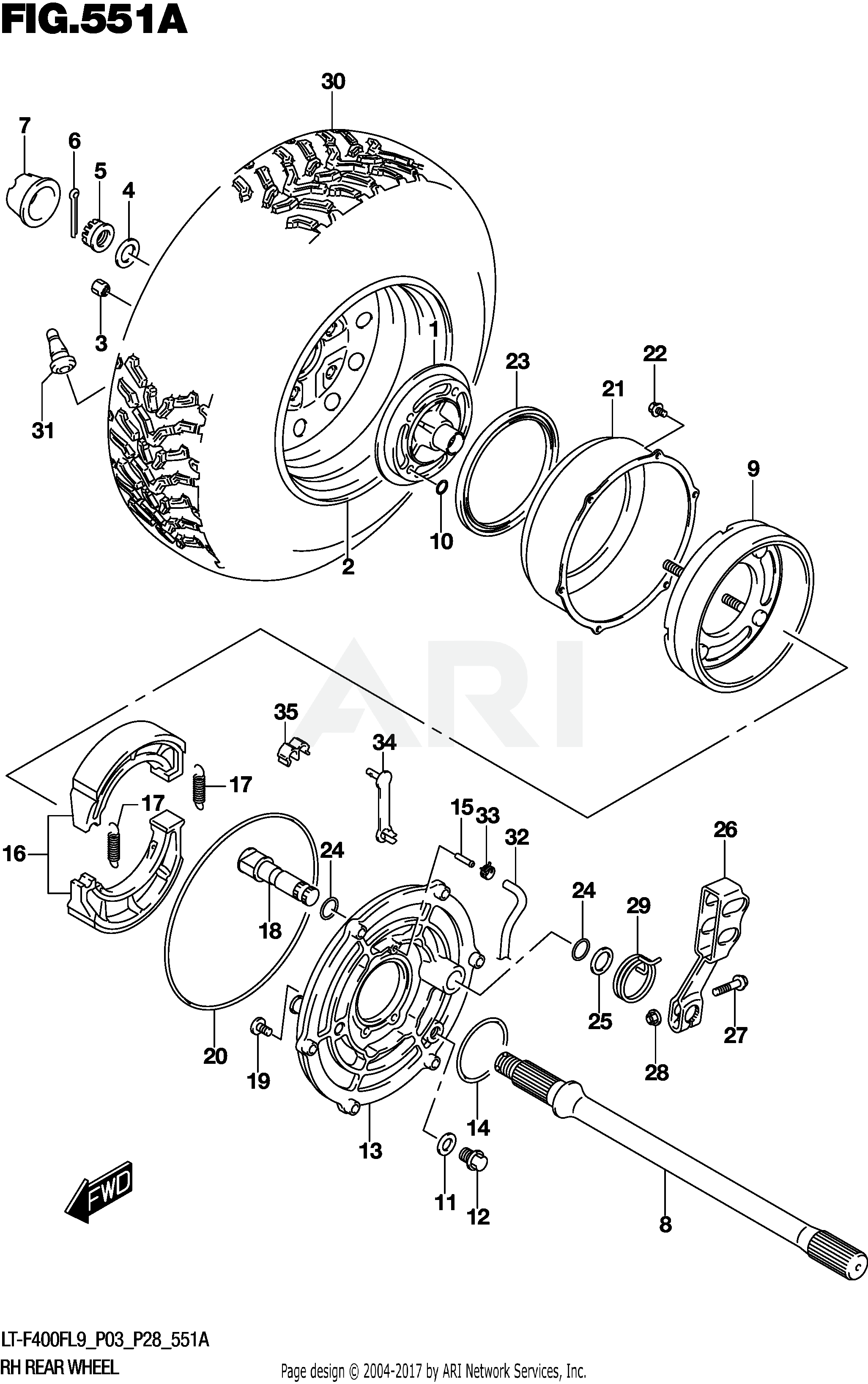 RH REAR WHEEL