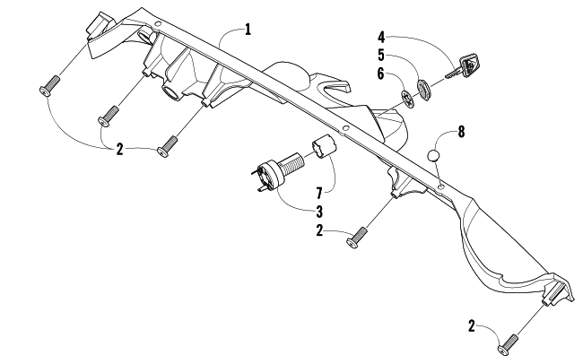 CONSOLE AND SWITCH ASSEMBLY