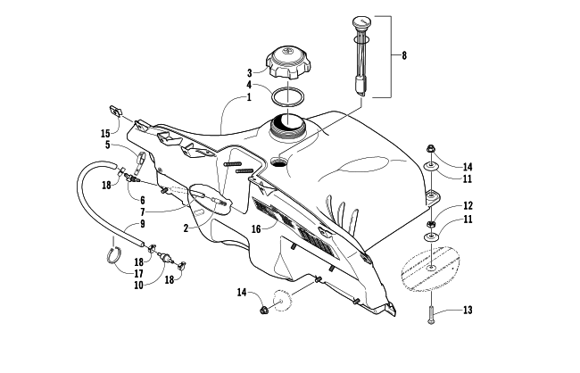 GAS TANK ASSEMBLY