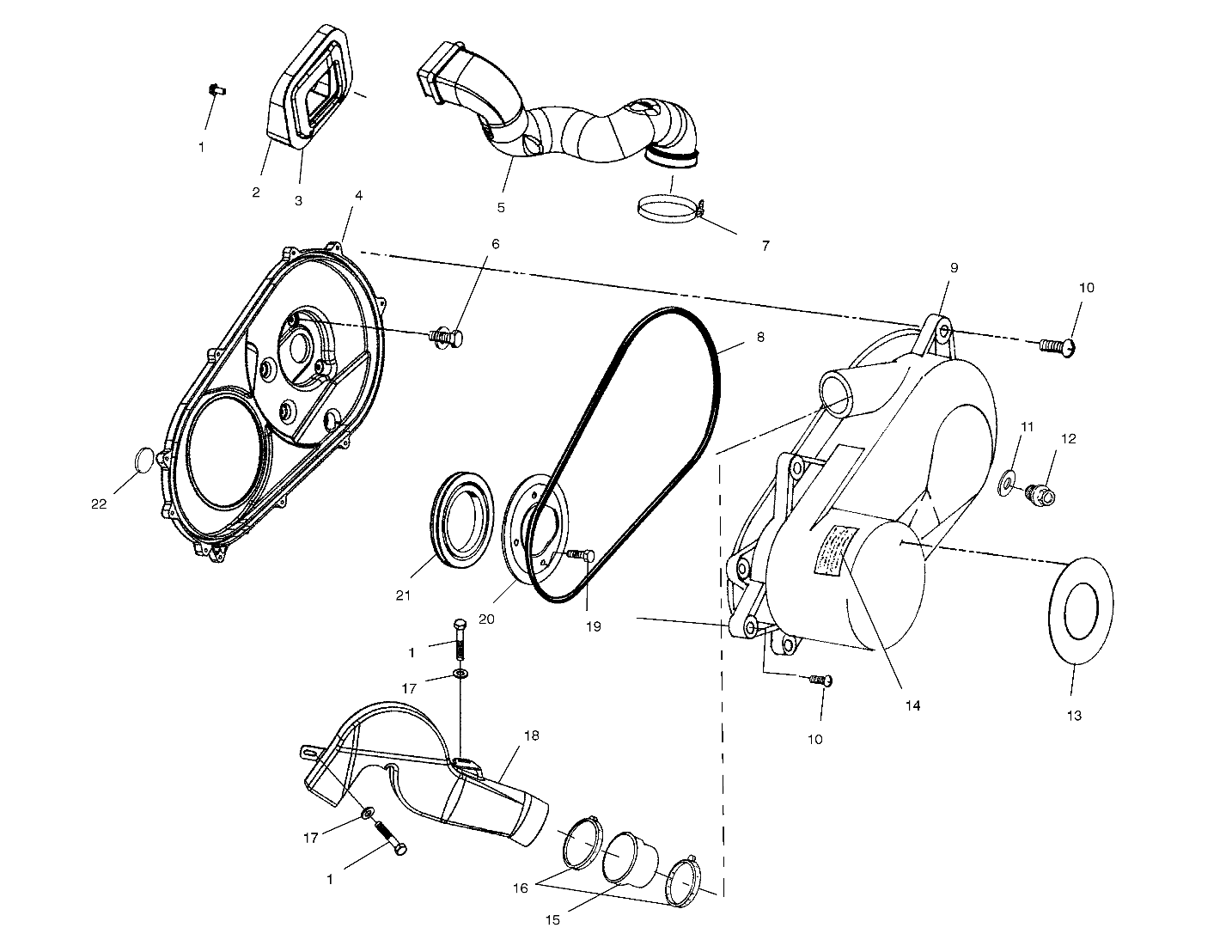 CLUTCH COVER - A03CB32AA/FC (4975217521C05)