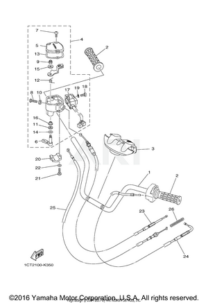 STEERING HANDLE CABLE