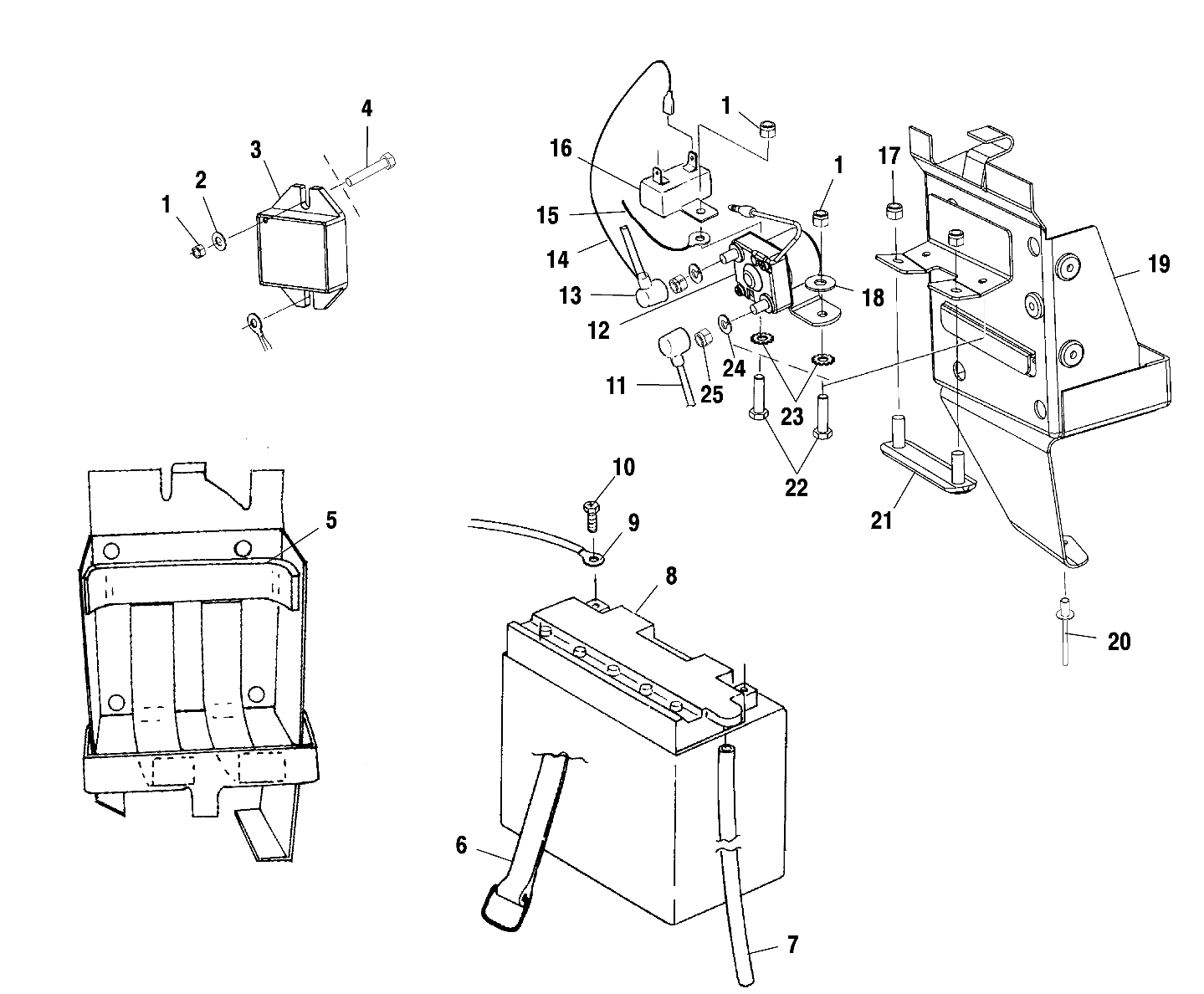 BATTERY BOX - S01ND6DS (4960636063B010)