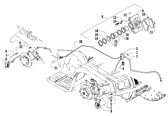 HYDRAULIC BRAKE ASSEMBLY