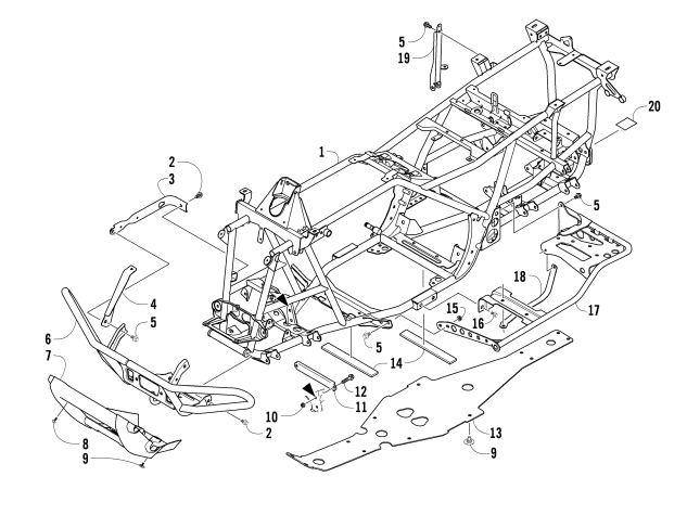 FRAME AND RELATED PARTS