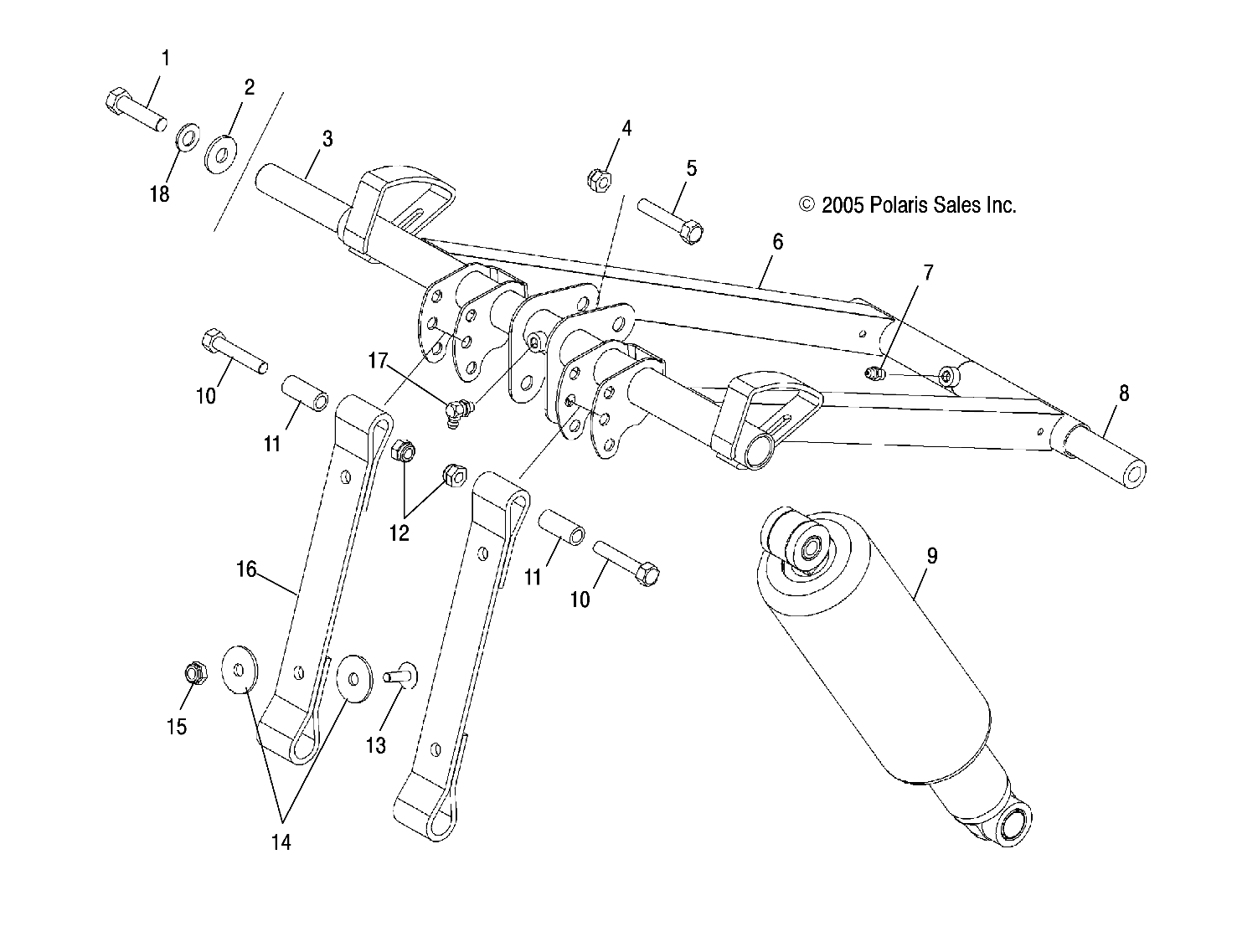 TORQUE ARM, FRONT - S06PS8DS/DSA (4997499749B11)