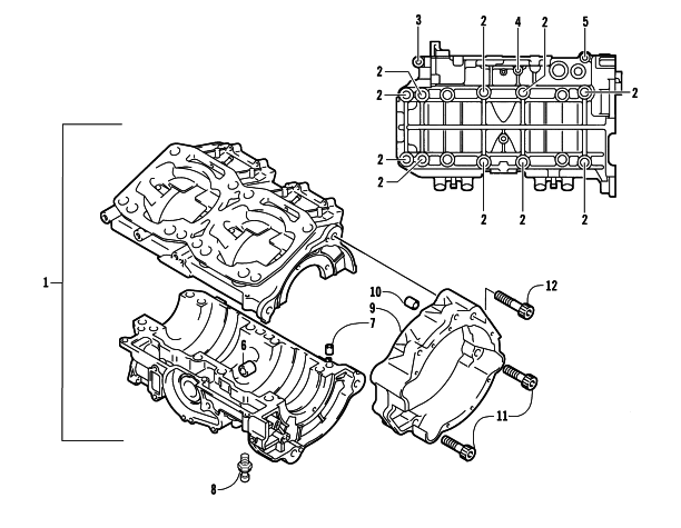 CRANKCASE ASSEMBLY