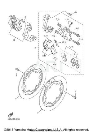 FRONT BRAKE CALIPER