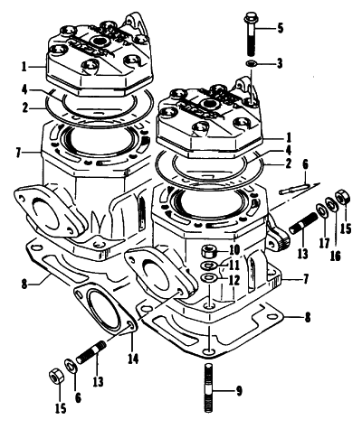 CYLINDER AND HEAD ASSEMBLY