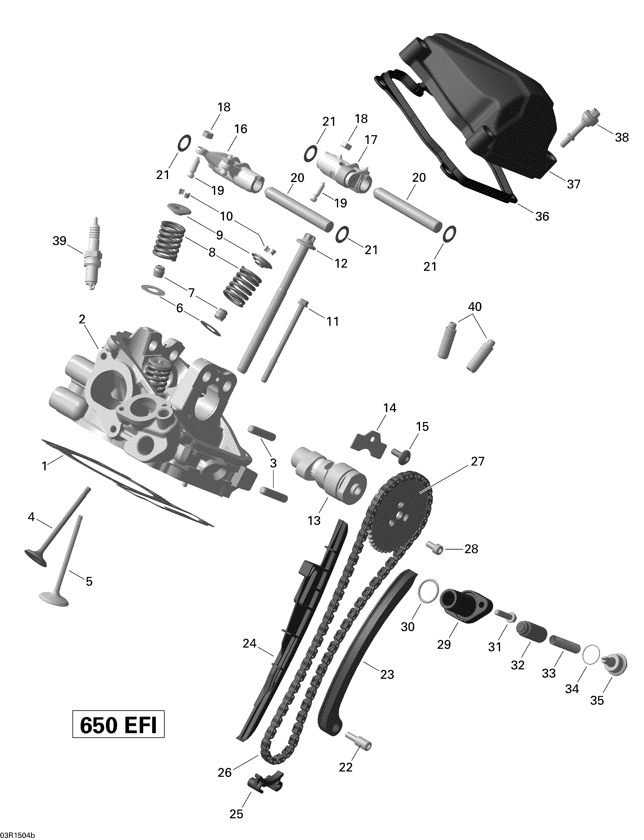 Cylinder Head, Rear _03R1504b