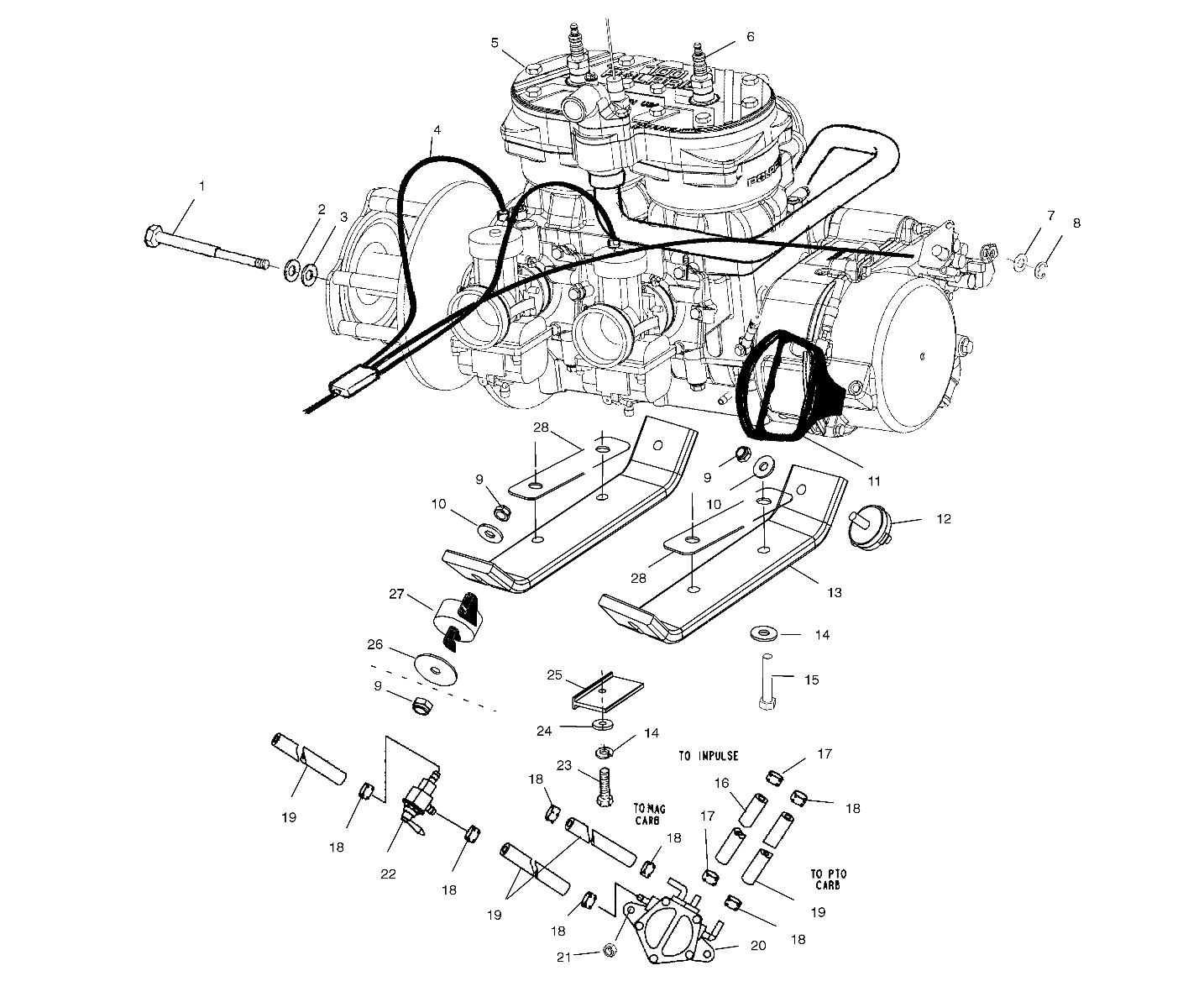 ENGINE MOUNTING - S01SS7AS (4960946094C007)