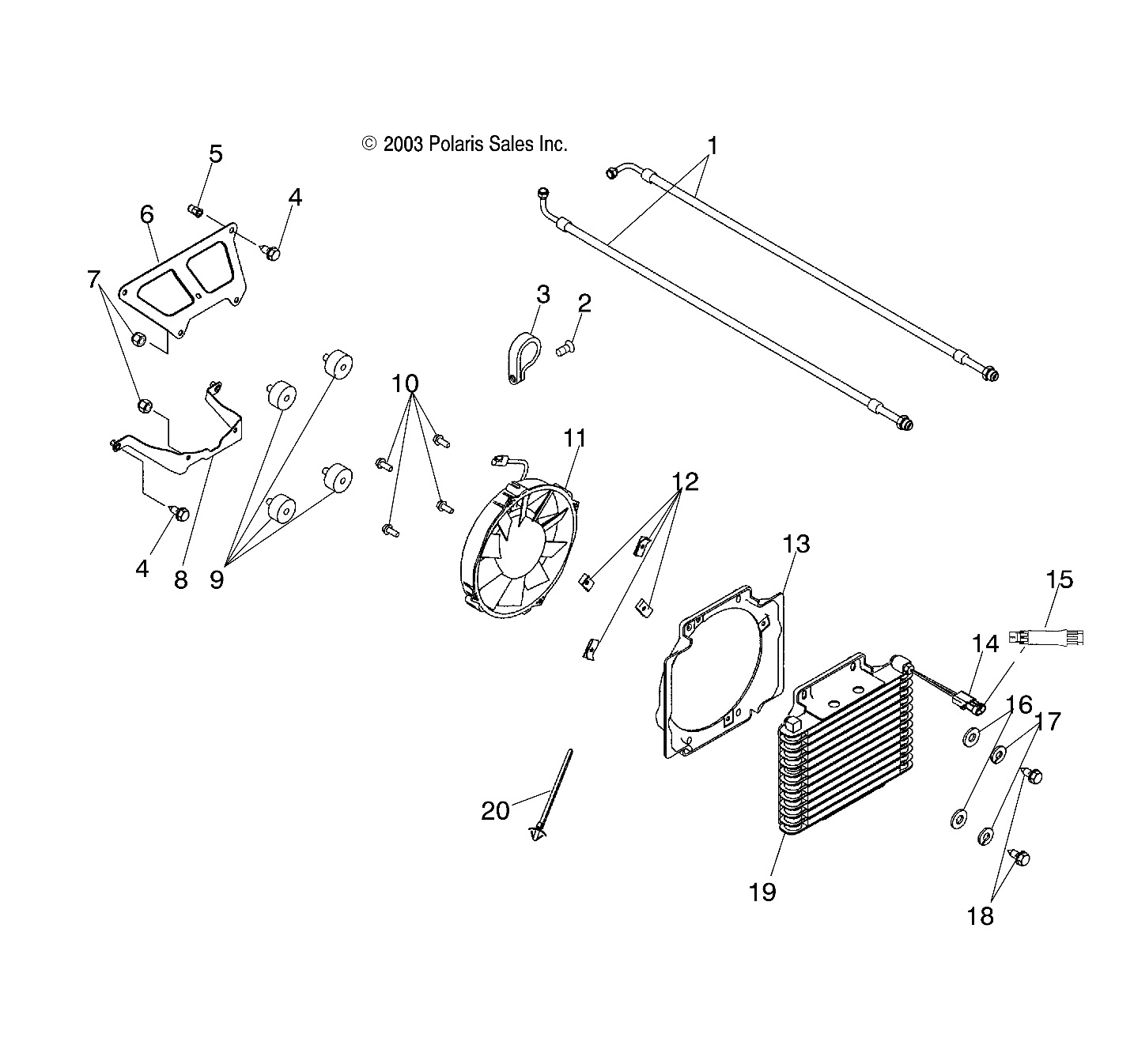 OIL COOLING - A04CD32AA/AB/AC/FB (4986268626A14)