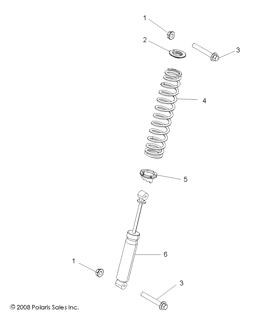 SUSPENSION, REAR SHOCK - R09VH76 ALL OPTIONS (49RGRSHOCKMTGRR09RZR)