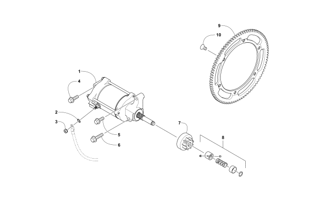 STARTER MOTOR ASSEMBLY