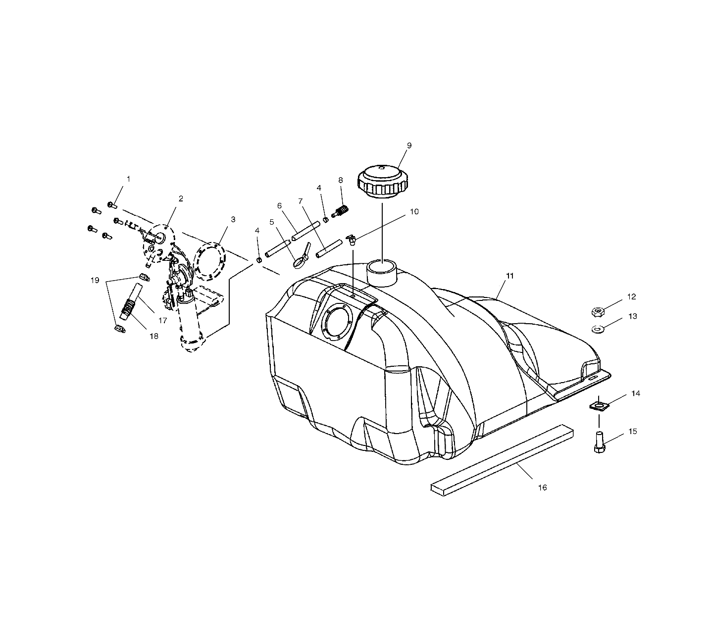 GAS TANK - S03ND7DS (4977987798A05)