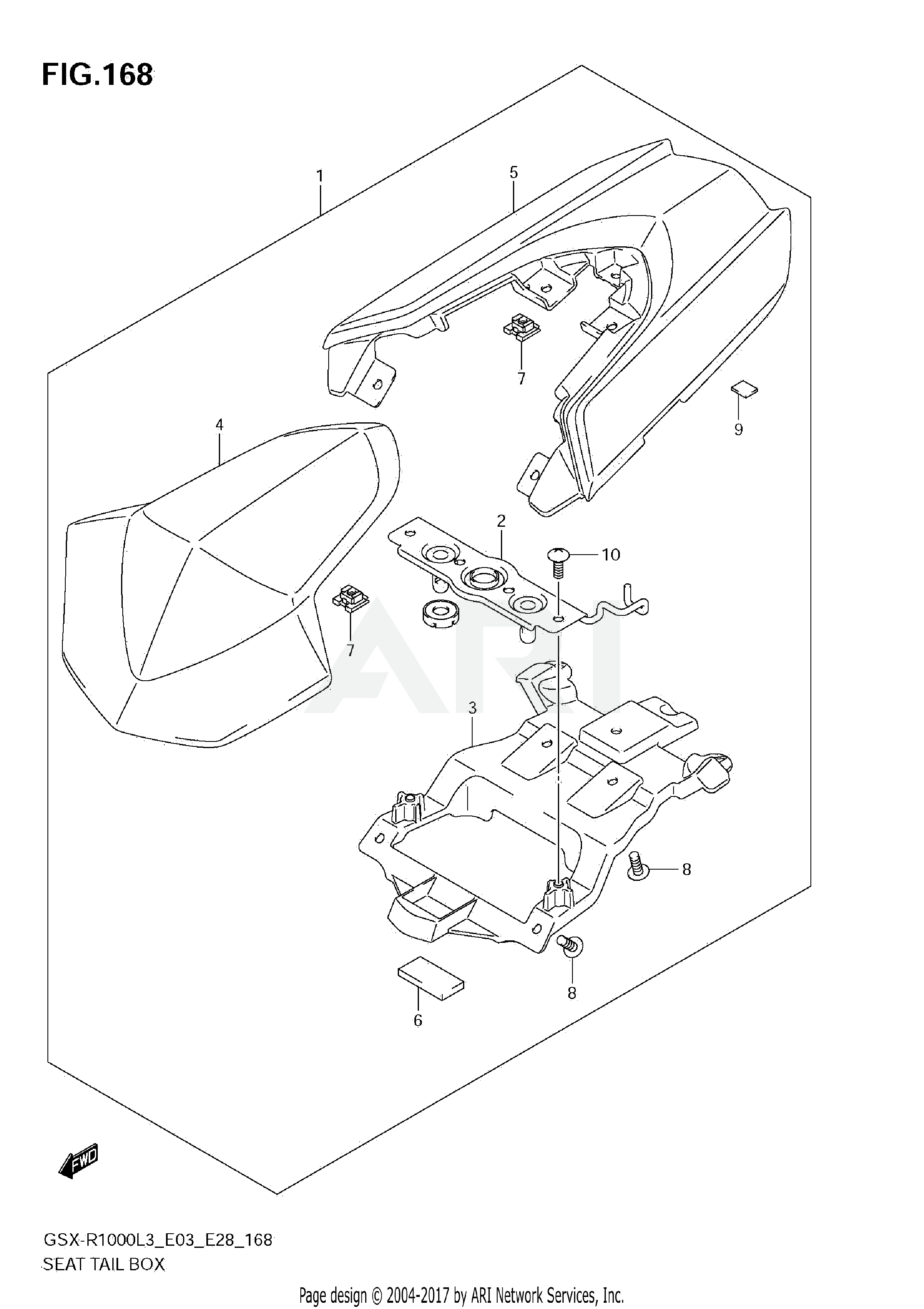 SEAT TAIL BOX (GSX-R1000ZL3 E03)
