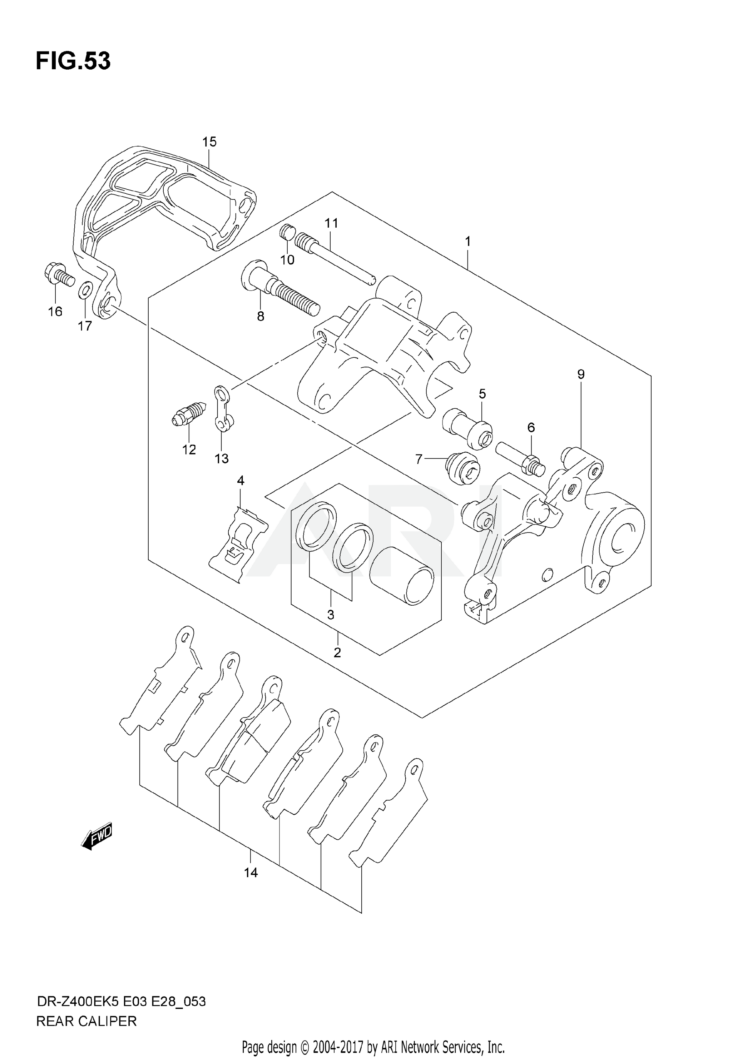 REAR CALIPER