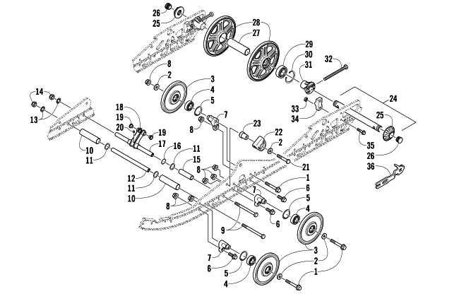 IDLER WHEEL ASSEMBLY