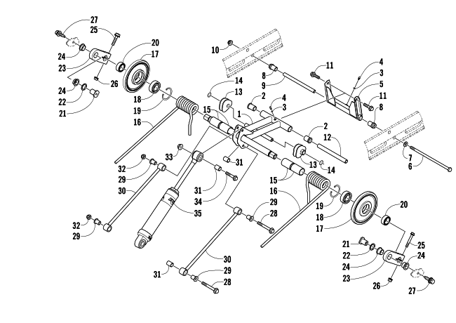 REAR SUSPENSION REAR ARM ASSEMBLY