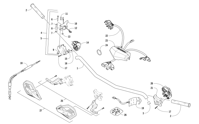 HANDLEBAR AND CONTROLS