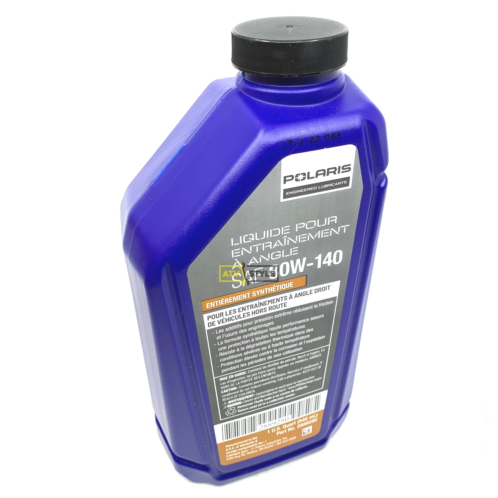 Масло Polaris ATV Angle Drive Fluid (в задний редуктор) 80w140 502089