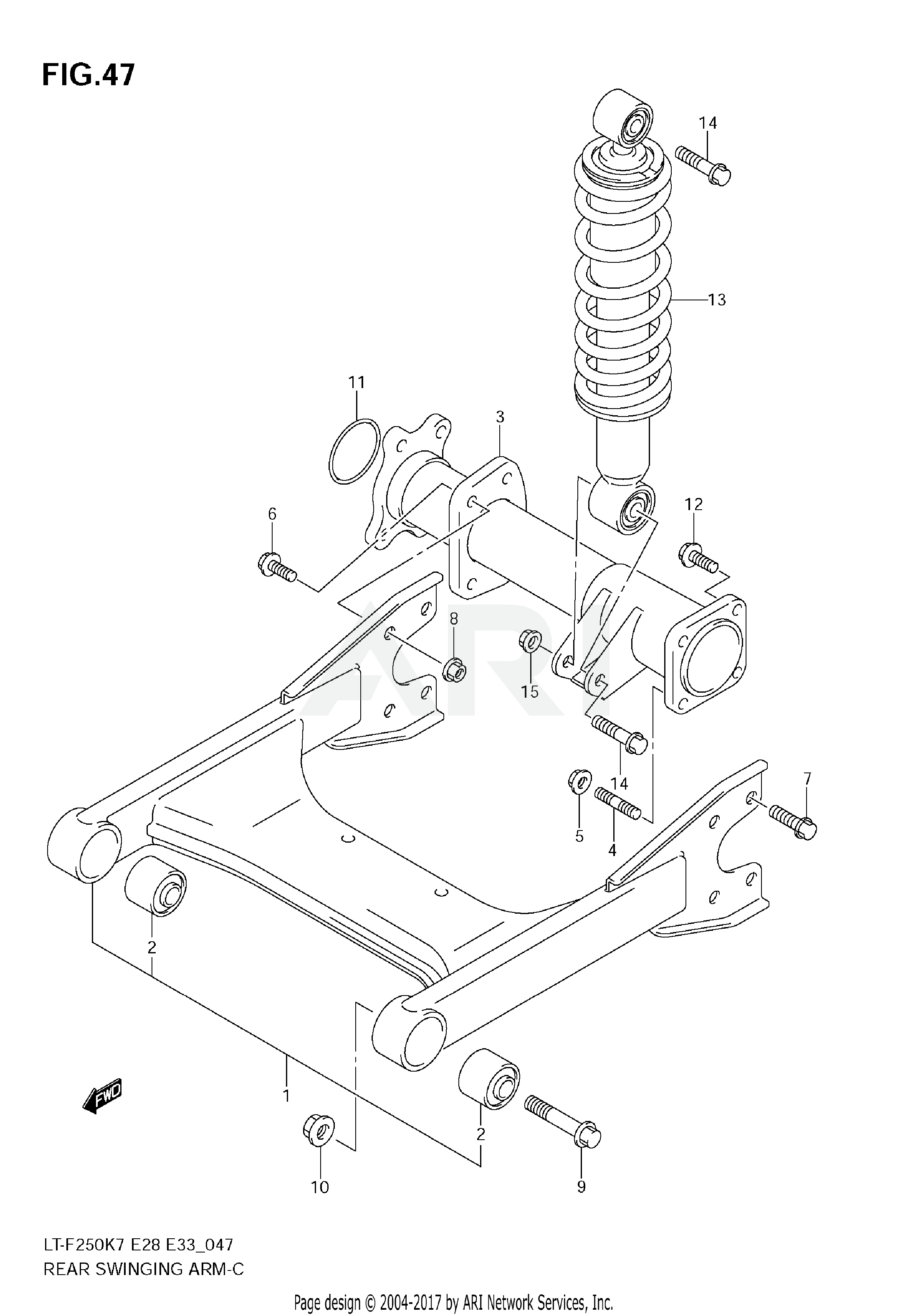 REAR SWINGINGARM