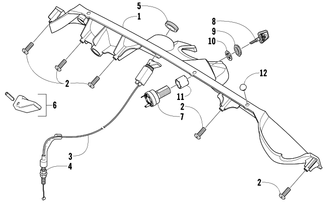 CONSOLE AND SWITCH ASSEMBLY