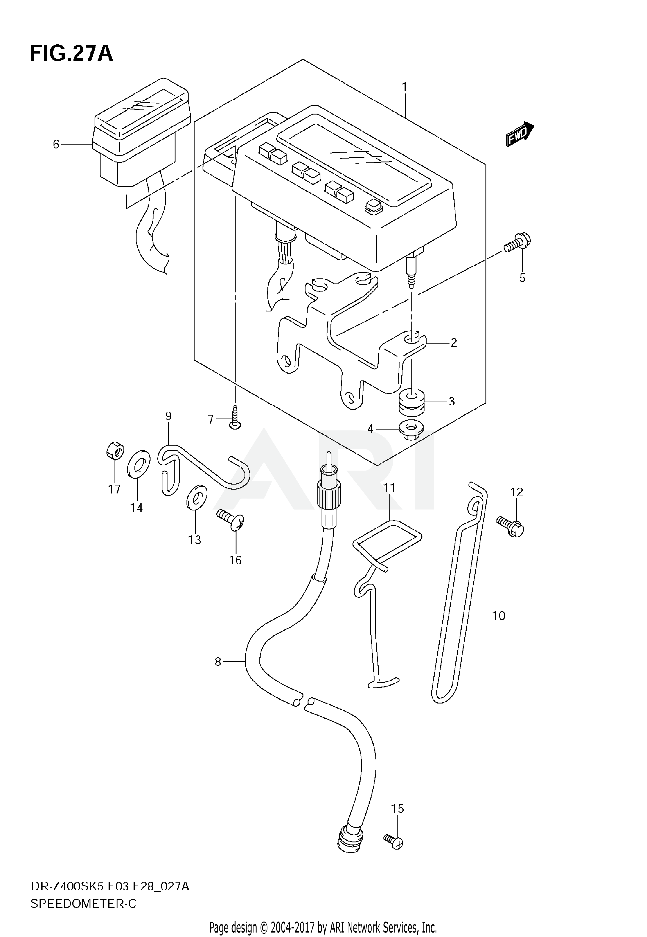 SPEEDOMETER (MODEL K6/K7/K8/K9)