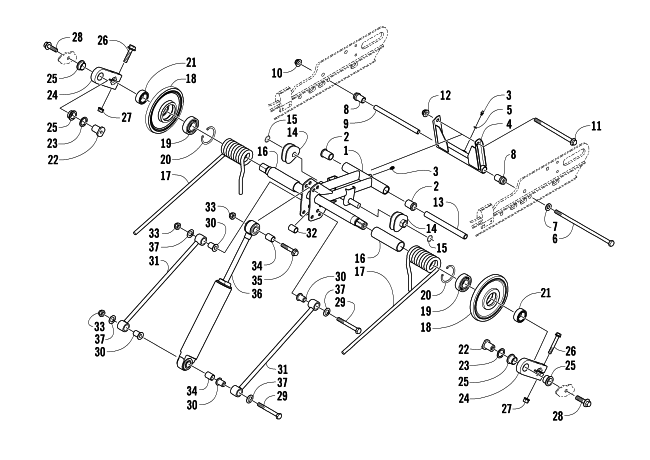 REAR SUSPENSION REAR ARM ASSEMBLY