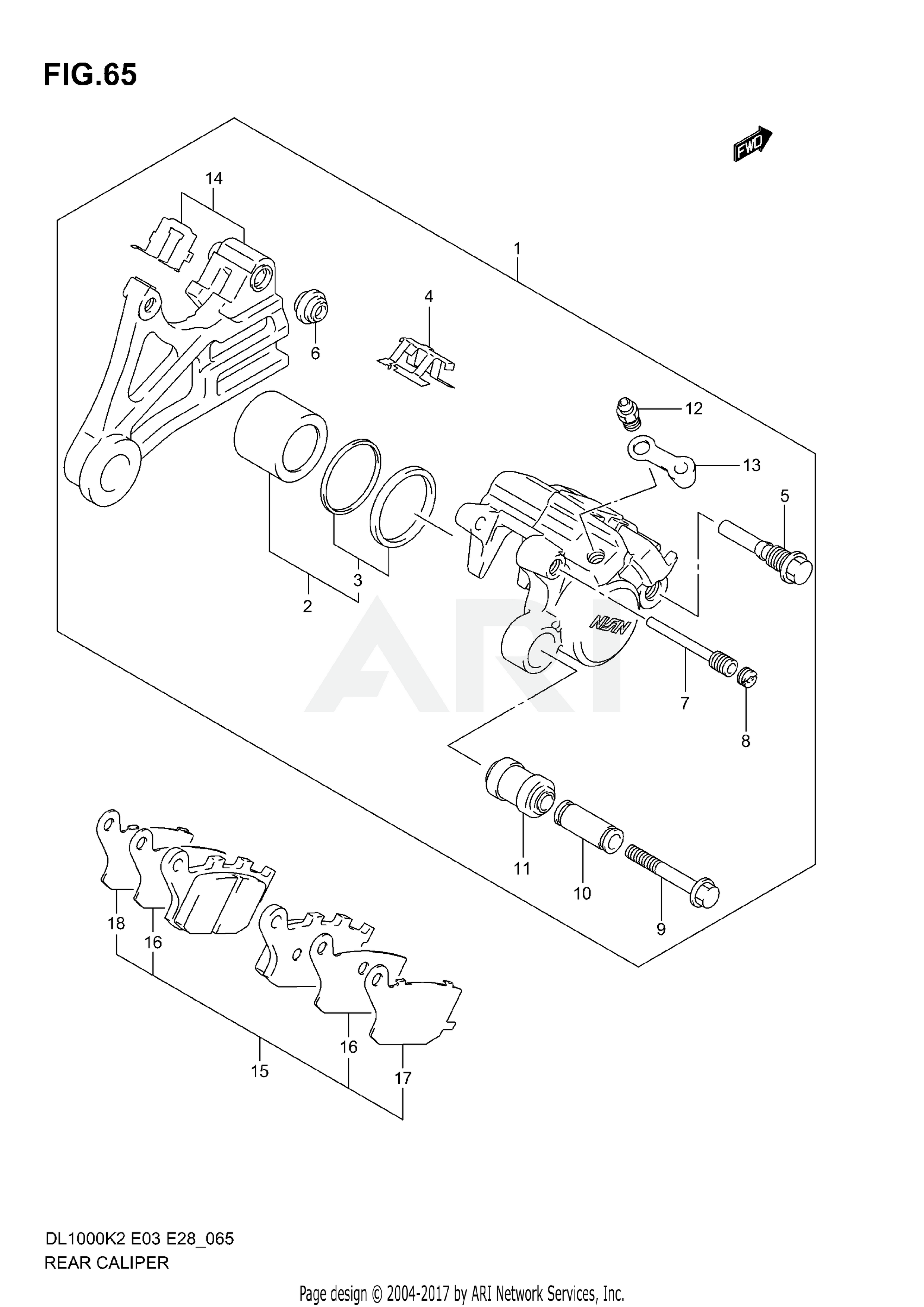 REAR CALIPER