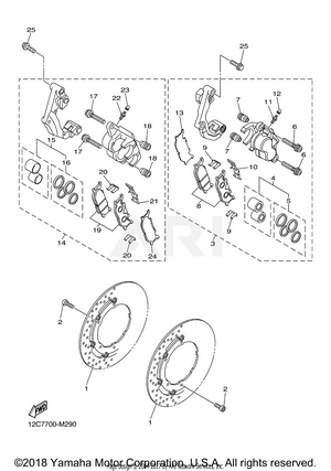 FRONT BRAKE CALIPER