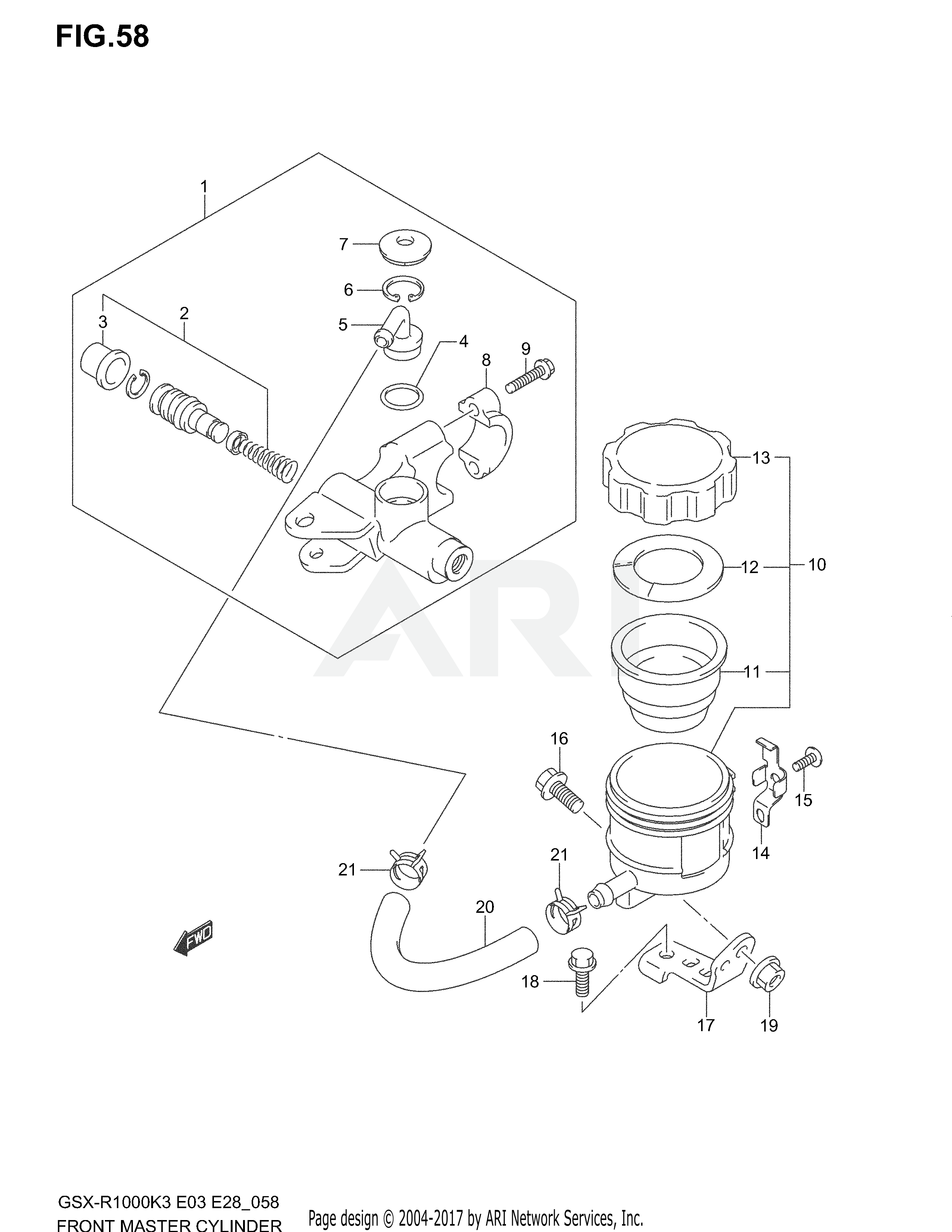 FRONT MASTER CYLINDER