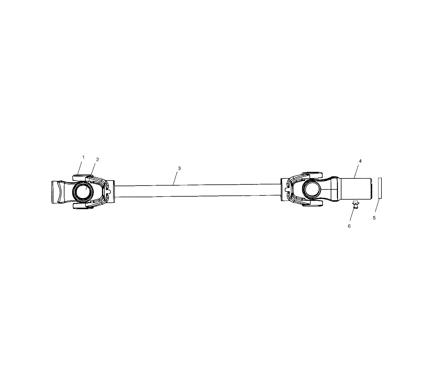 PROP SHAFT - A01CD32FB (4964026402B004)