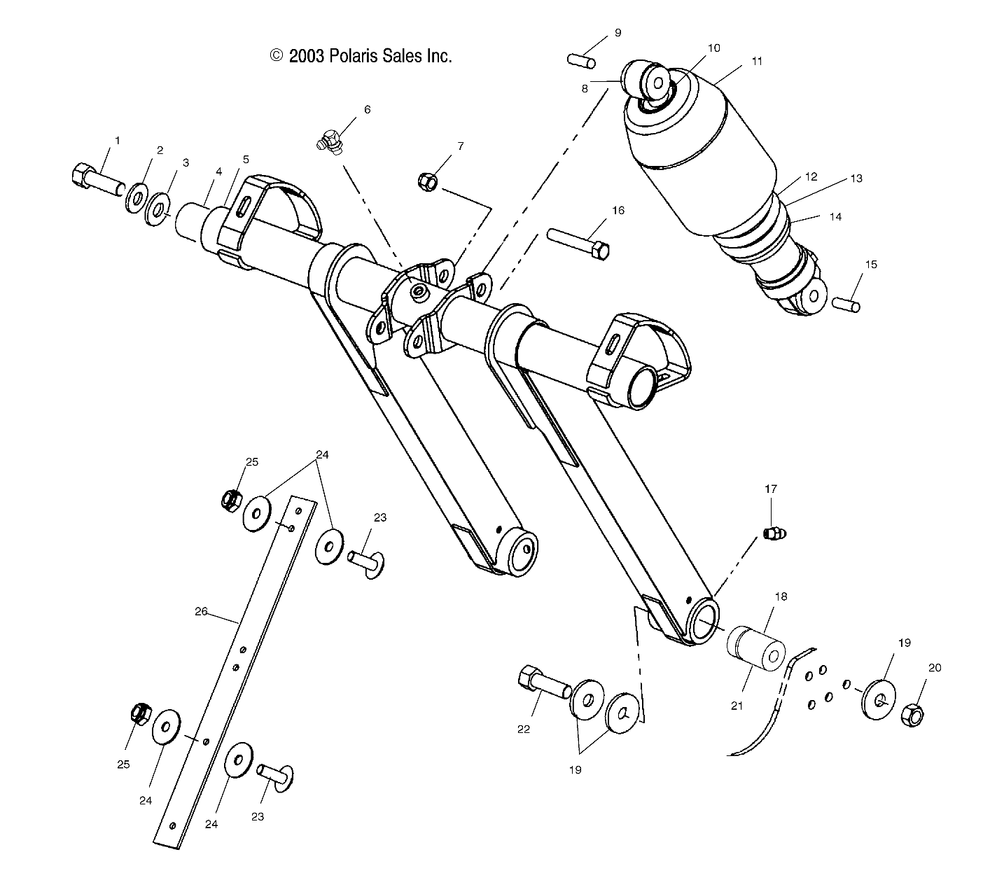 TORQUE ARM, FRONT - S04NB3AS/AE/ND3AS (4988758875B10)
