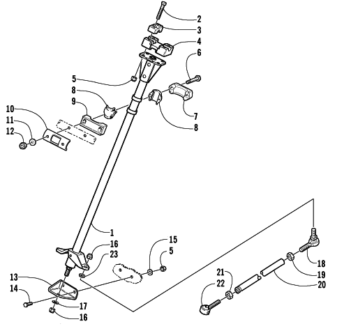 STEERING POST ASSEMBLY