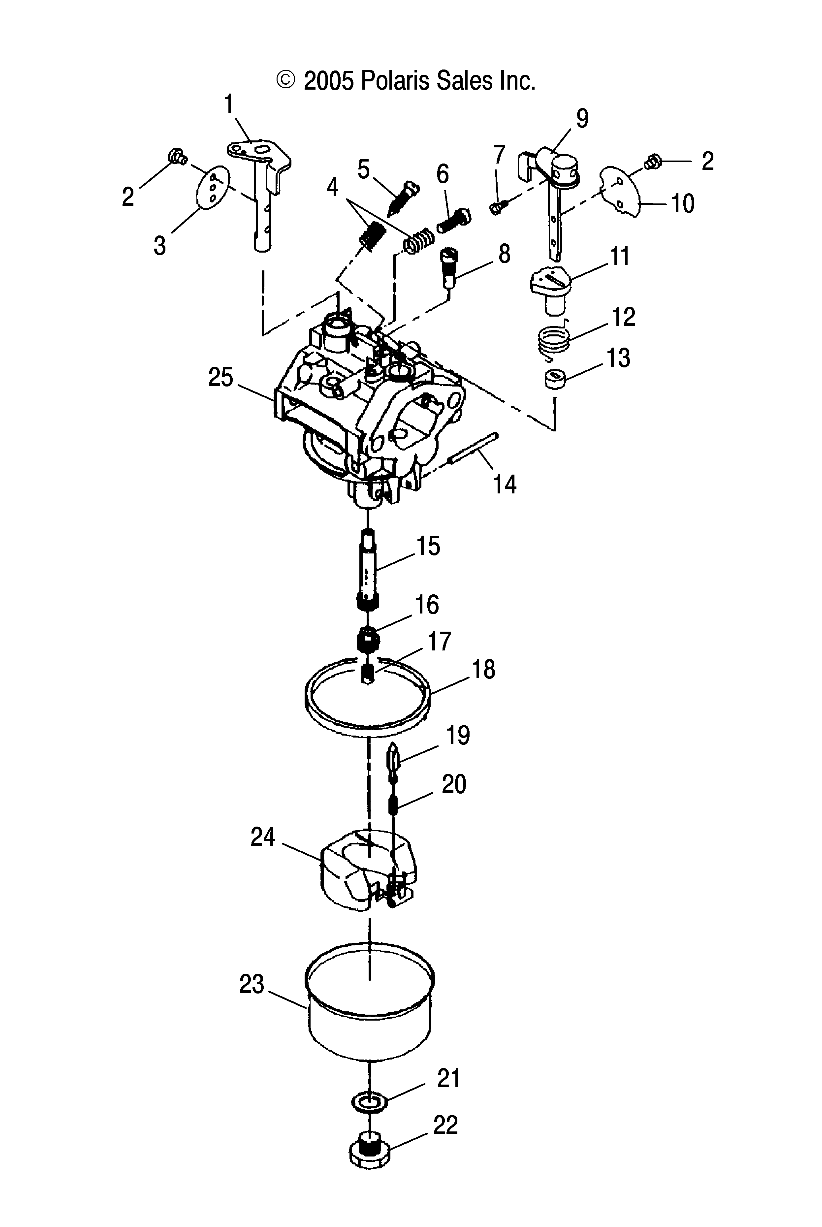 ENGINE, CARBURETOR - S07WB1AS/AE (4997579757B08)