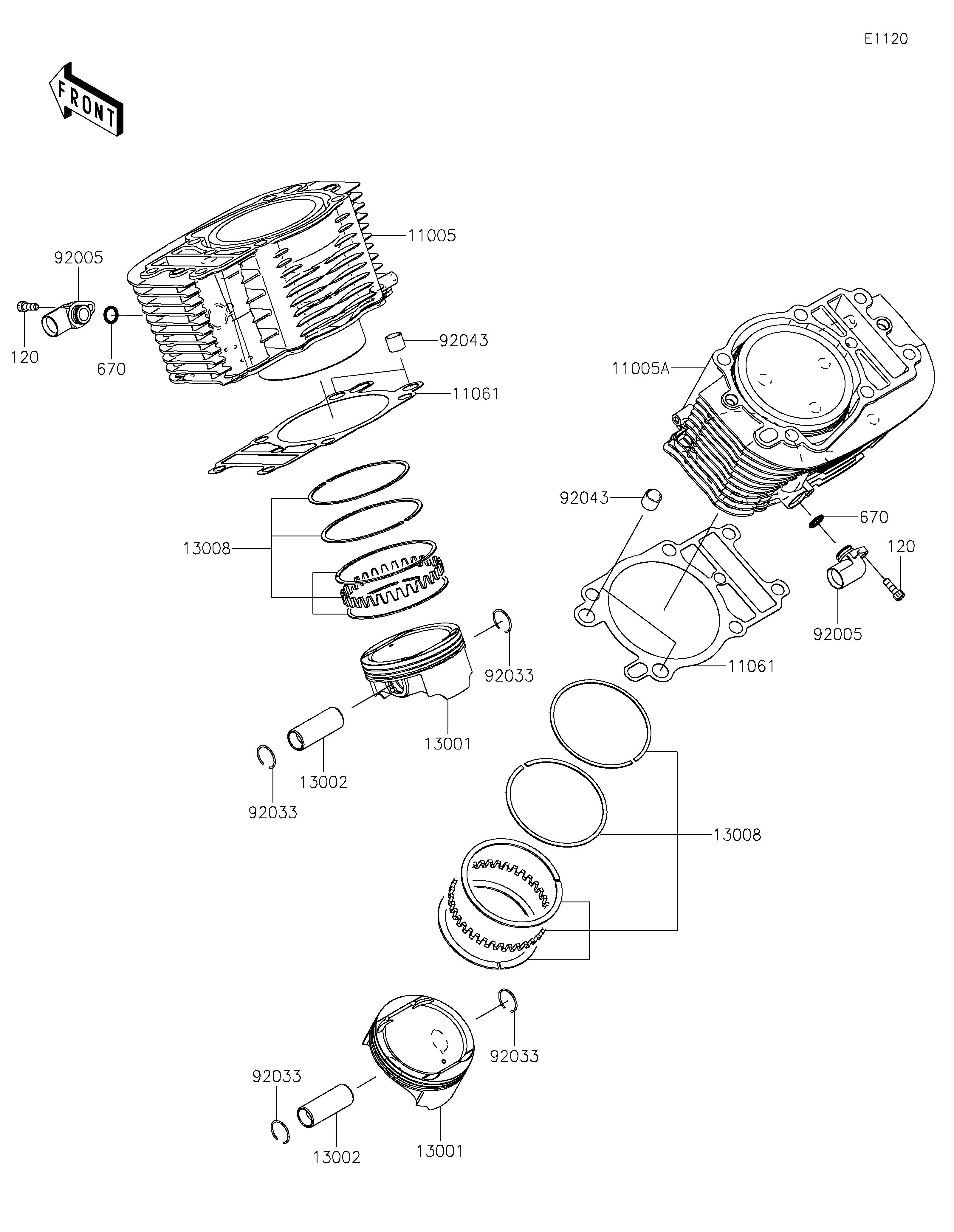 Cylinder/Piston(s)